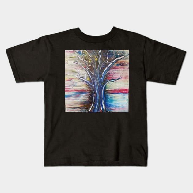 American Tree Kids T-Shirt by Klssaginaw